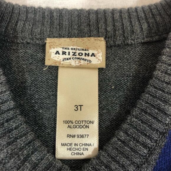 Brand new with Tags Boys Arizona Argyle Sweater 3T - Picture 6 of 8